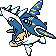 Gen 2 style normal sprite for Mega Sharpedo.