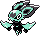 Gen 2 style shiny sprite for Noibat.