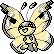 Gen 2 style shiny sprite for Vivillon's Continental pattern.