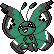 Gen 2 style normal sprite for Vivillon's Garden pattern.
