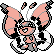 Gen 2 style shiny sprite for Vivillon's Poke Ball pattern.