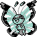 Gen 2 style shiny sprite for Vivillon's Savannah pattern.