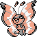 Gen 2 style shiny sprite for Vivillon's Sun pattern.