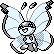 Gen 2 style shiny sprite for Vivillon's Tundra pattern.