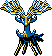 Gen 2 style normal sprite for Xerneas in its Active form.